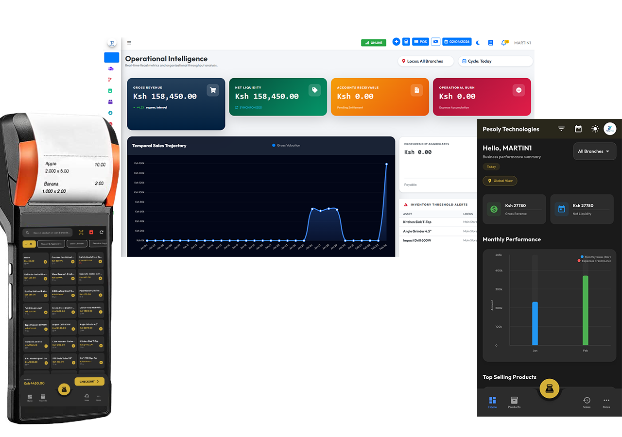Desktop POS Dashboard